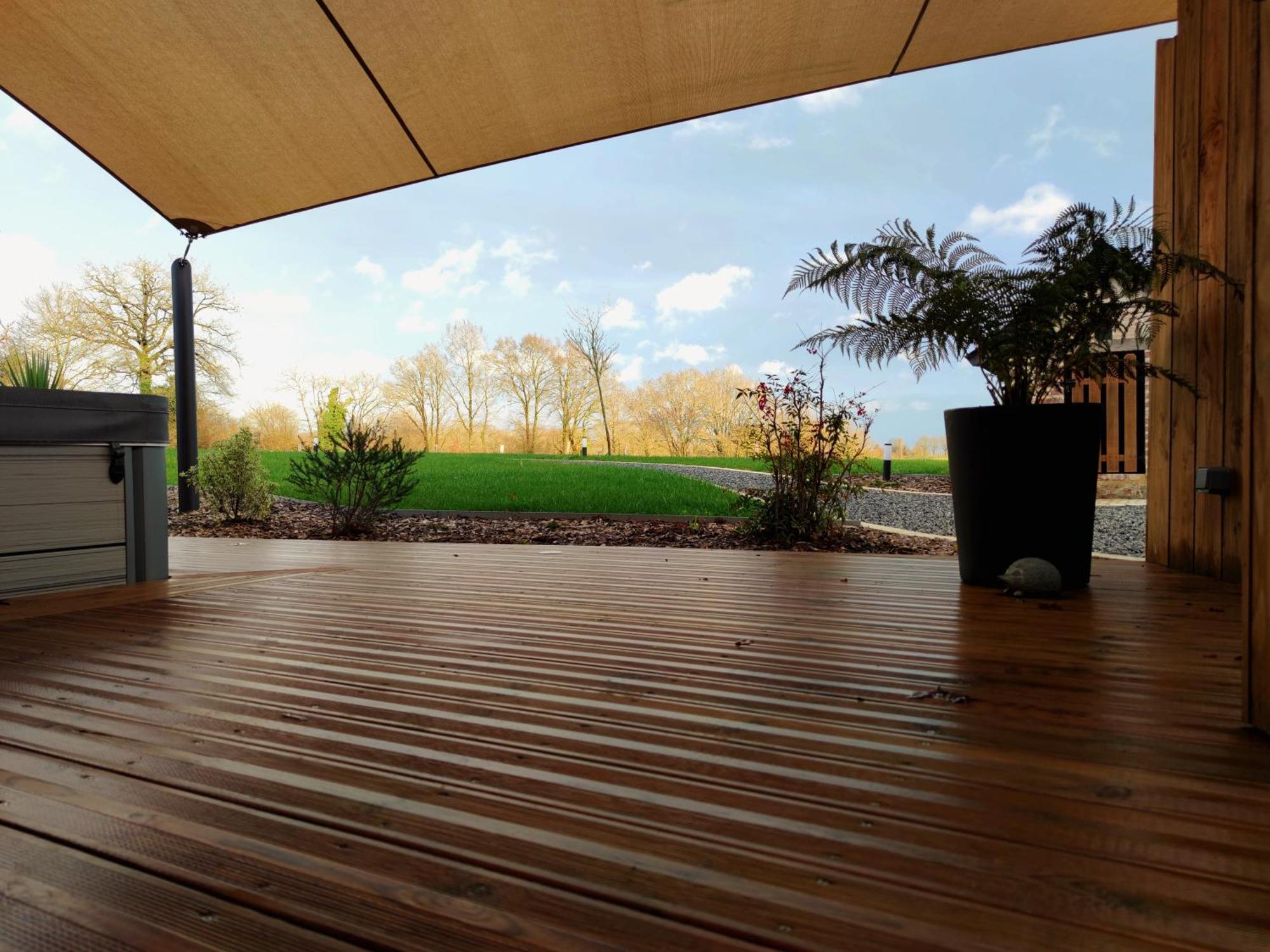 Saint-Ouen-Des-Toits La Douce Halte - Gites Avec Spa Ou Sauna מראה חיצוני תמונה