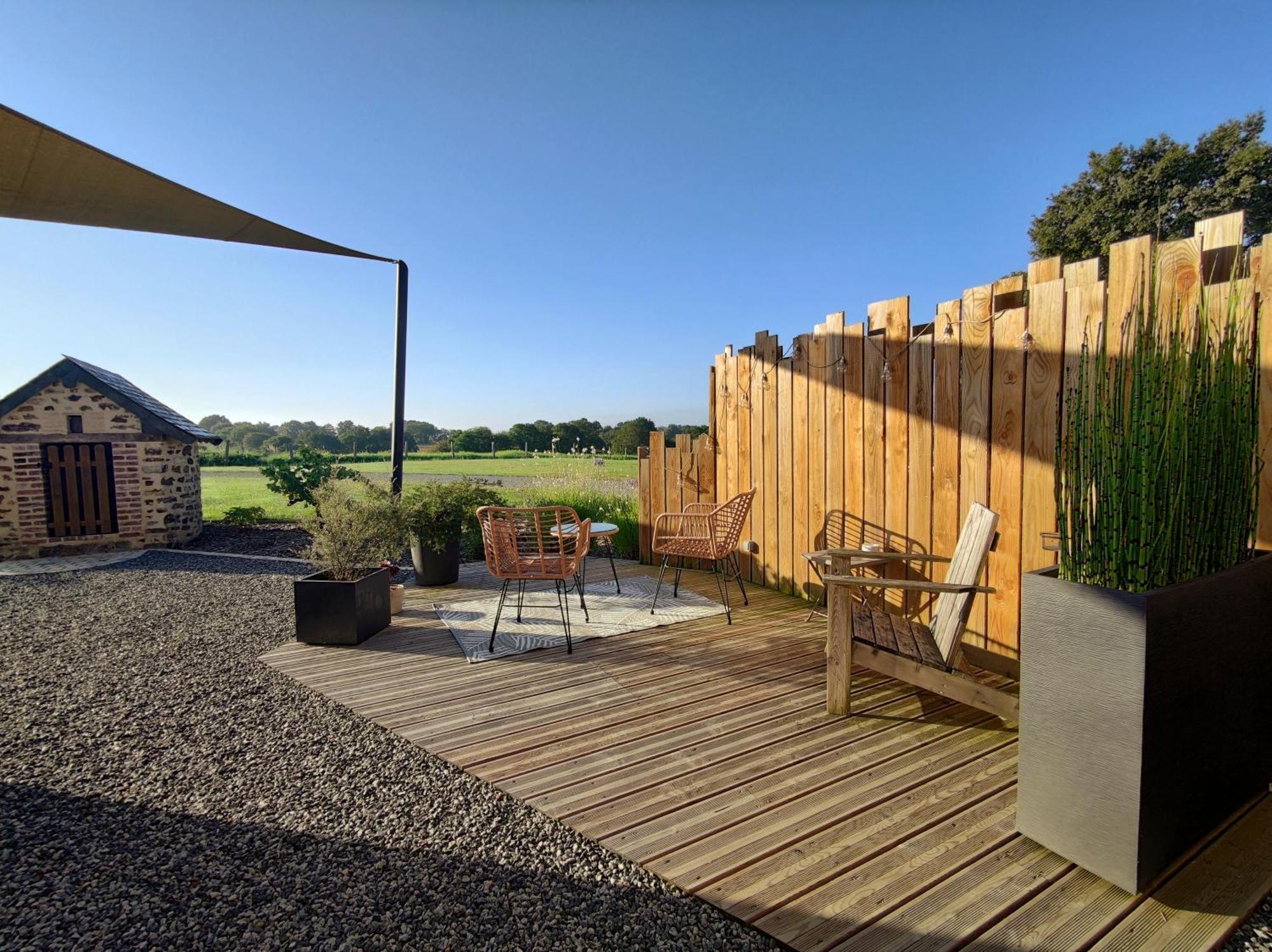 Saint-Ouen-Des-Toits La Douce Halte - Gites Avec Spa Ou Sauna מראה חיצוני תמונה